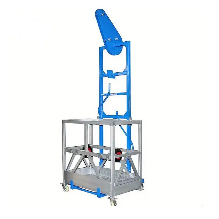 Petite plateforme suspendue