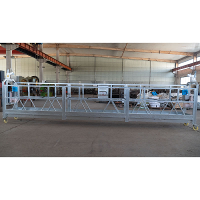 Plate-forme suspendue en corde de panier