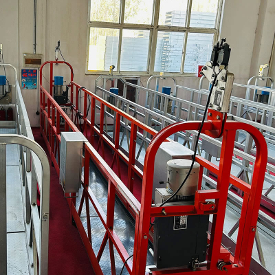 Plate-forme suspendue en câble métallique galvanisé