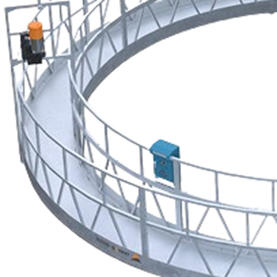 Échafaudage suspendu pour le nettoyage