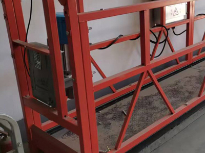 Échafaudage suspendu