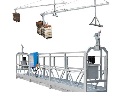 Plate-forme d'échafaudage suspendu de pont