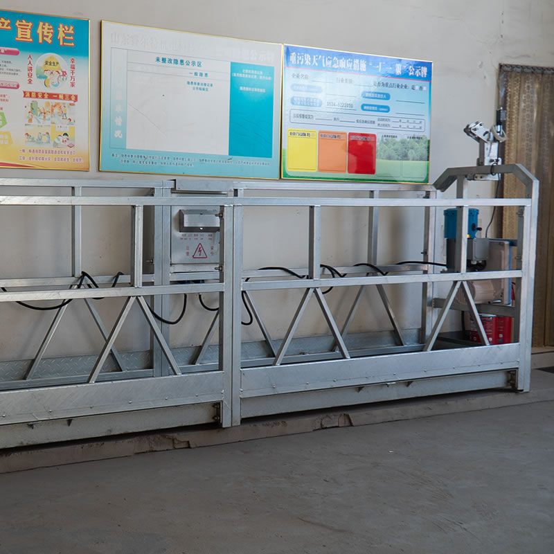 Plate-forme suspendue en aluminium pour la construction de bâtiments Plate-forme suspendue en aluminium pour la construction de bâtiments