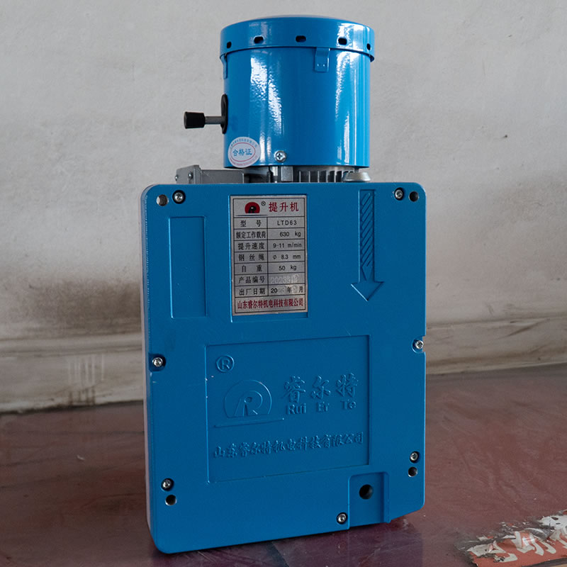 Moteur de palan à traction électrique à corde